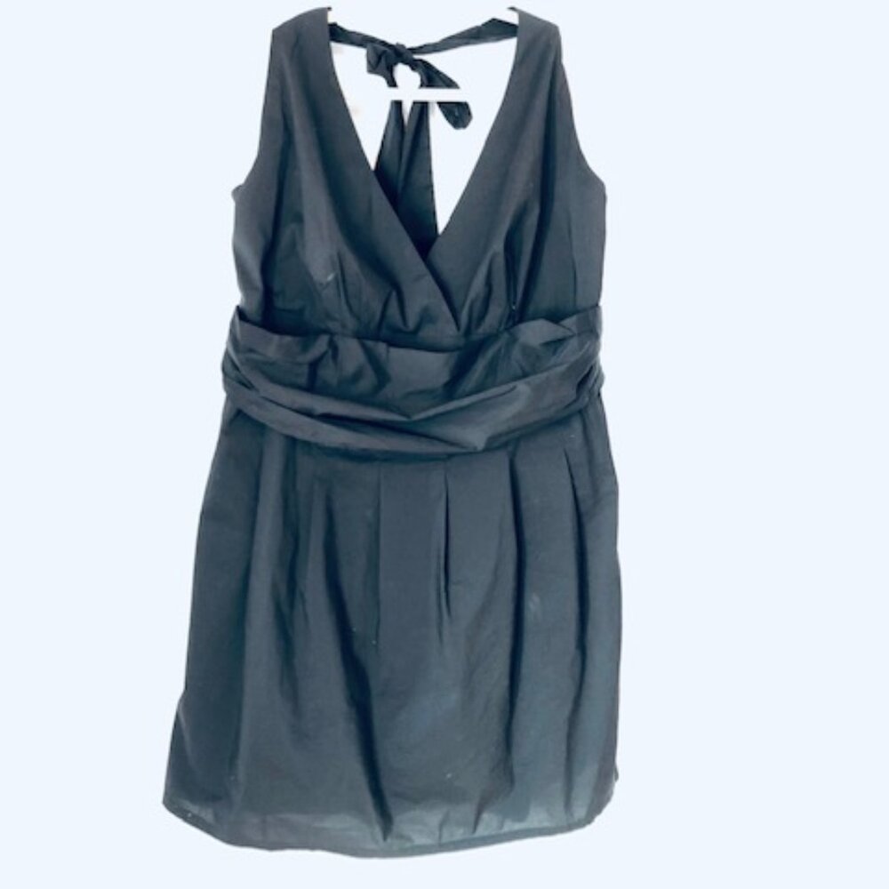 Black Cotton Blend Baby Phat dress